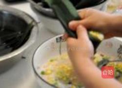 豌豆玉米粽子的做法图解4