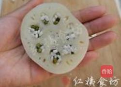 绿豆镶莲藕的做法图解6