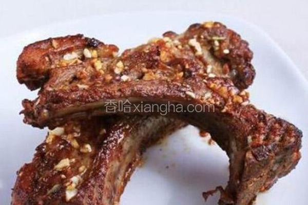 蒜香烤排骨