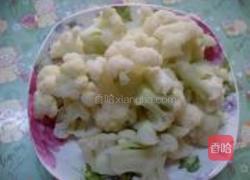 菜花烧鸡翅的做法图解3