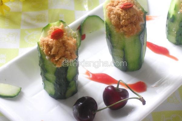 黄瓜酿豆腐