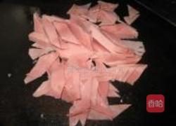 火腿炒荷兰豆的做法图解4