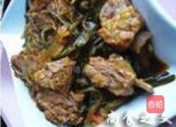 红烧排骨干豆角炖粉条的做法图解12