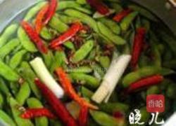 盐水麻辣毛豆的做法图解3