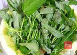 丁香鱼炒空心菜的做法图解1