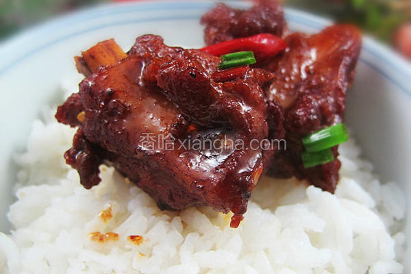 腐乳辣酱烧排骨