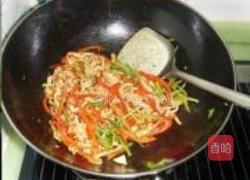 红椒炒肉丝的做法图解6