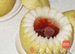 冰糖血燕雪梨盅的做法图解4