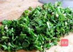 荠菜团子的做法图解2