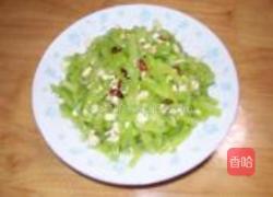 炝拌莴苣条的做法图解7