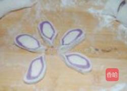 紫薯花瓣馒头的做法图解4