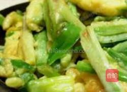 蒜苗炒蛋的做法图解4