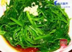 凉拌红薯叶的做法图解3