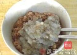 虾仁肉末丝瓜盅的做法图解4