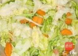 酸甜泡菜北极虾的做法图解2