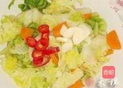 酸甜泡菜北极虾的做法图解4