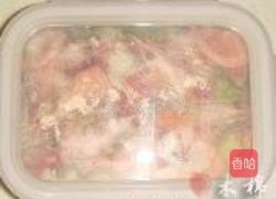 酸甜泡菜北极虾的做法图解7