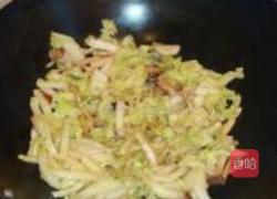 大白菜炒茶树菇的做法图解5