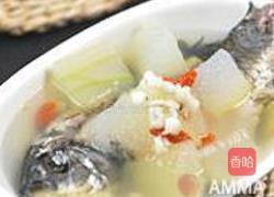 冬瓜薏仁鲫鱼汤的做法图解6