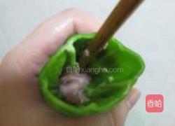 煎酿青椒的做法图解3