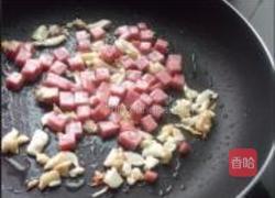 秋葵炒火腿的做法图解4