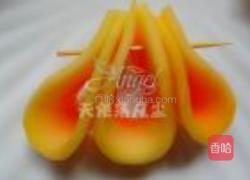 橙汁木瓜的做法图解5