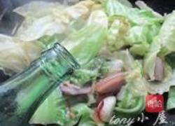 腊肉卷心菜的做法图解11