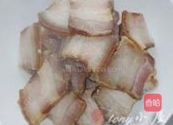 腊肉卷心菜的做法图解5