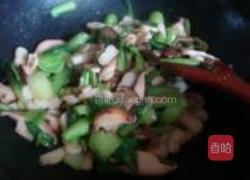 青菜炒年糕的做法图解7