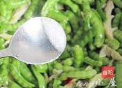 软荚豌豆炒春笋的做法图解15