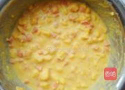 黄金玉米火腿饼的做法图解3