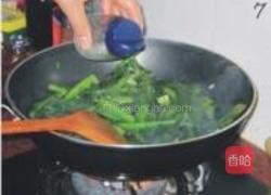 豆豉炒莴笋叶的做法图解7