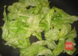 炝炒莲花白的做法图解4