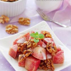 香草焦糖双桃沙拉的做法[图]