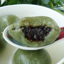 绿茶豆沙汤圆的做法[图]