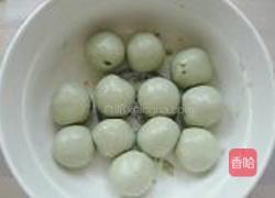 绿茶豆沙汤圆的做法图解6