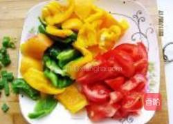 彩椒溜豆腐的做法图解1