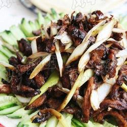 酱爆烤鸭丝的做法[图]