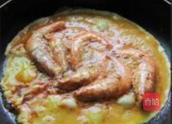 海虾炒滑蛋的做法图解7