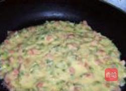 槐花鸡蛋烙的做法图解10