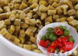肉末酸豆角的做法图解2