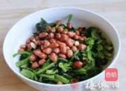 老醋菠菜花生的做法图解4