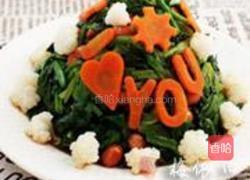 老醋菠菜花生的做法图解5