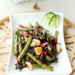 梅干菜干煸豆角的做法[图]