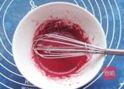 红曲蛋糕卷的做法图解1
