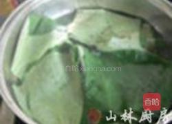 荷叶鸡肉粥的做法图解4