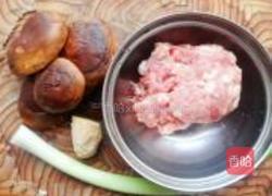 烤香菇酿肉的做法图解1