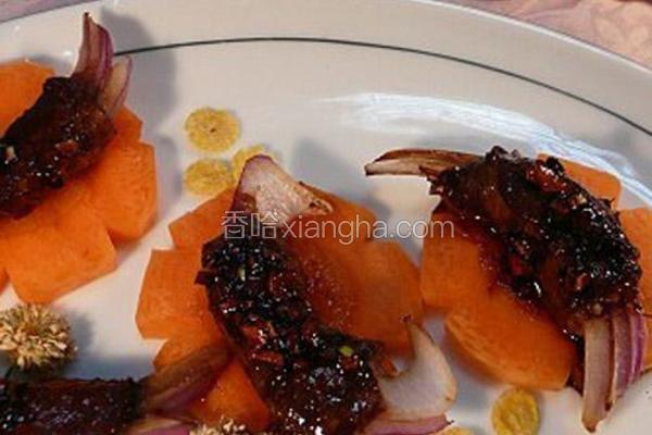 蟹形牛肉洋葱卷