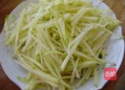 素炒双丝的做法图解2