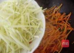 素炒双丝的做法图解4